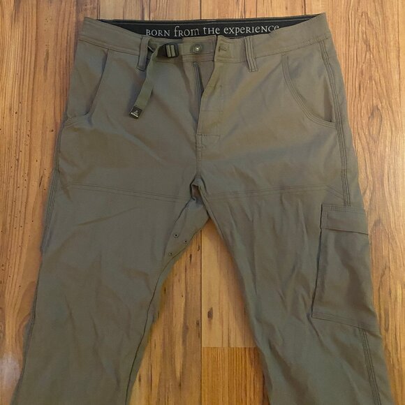 Prana Stretch Zion Straight Pant, Mud, 34x30 - Picture 2 of 8